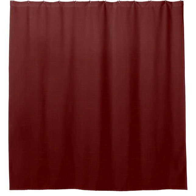Textured dark red, red-brown.  shower curtain (Front)