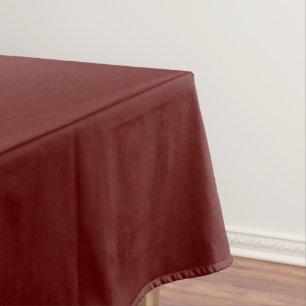 Textured dark red, red-brown. tablecloth