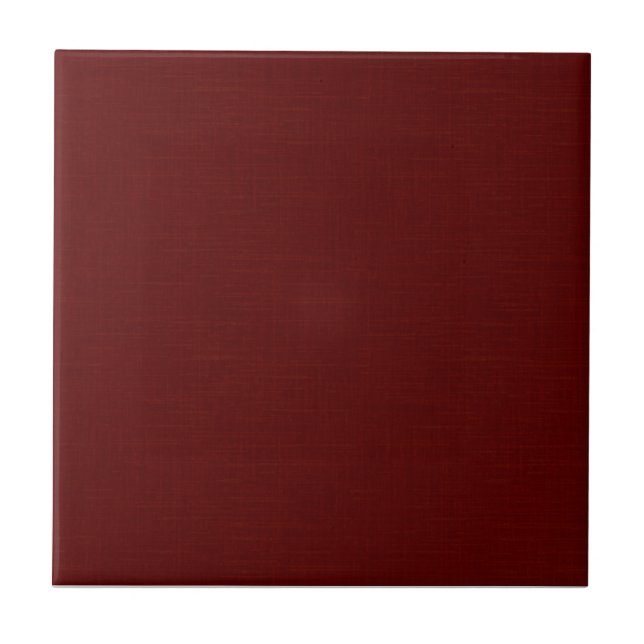 Textured dark red, red-brown.  tile (Front)