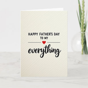 Textured Fathers Day Love Card