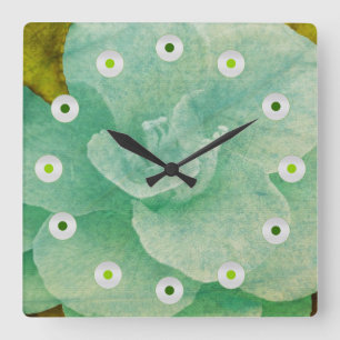 Textured Flower by Shirley Taylor Square Wall Clock