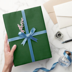 Textured Forest Green Wrapping Paper