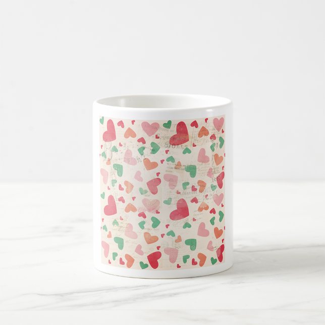 Textured Hearts Coffee Mug (Creator Uploaded)