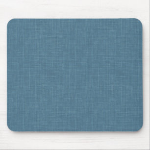 Textured herringbone blue.  mouse mat