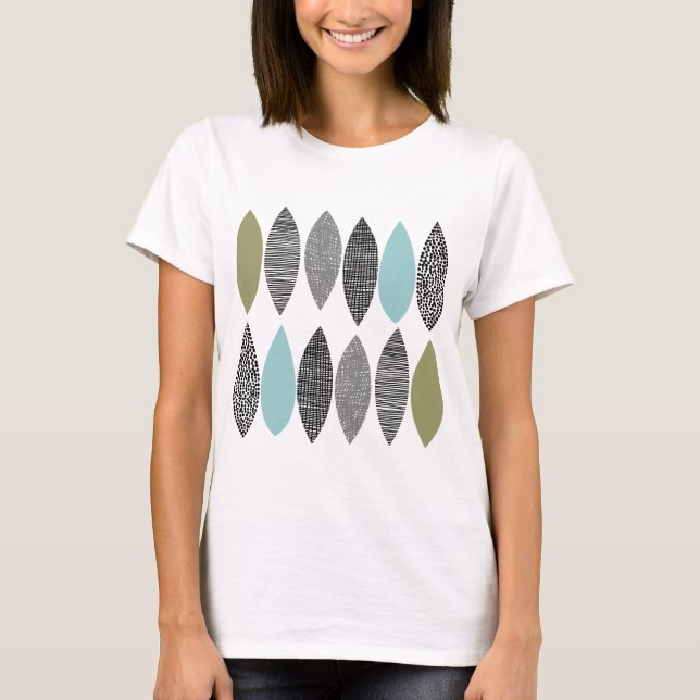 Textured Leaves 01 T-Shirt (Front)