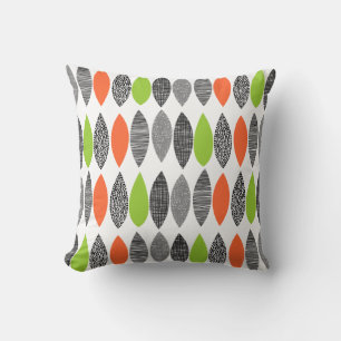 Textured Leaves 02 Cushion
