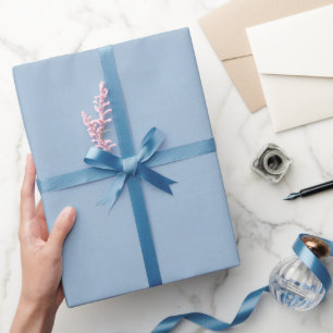 Textured Light Blue Wrapping Paper