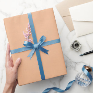 Textured Light Orange Wrapping Paper