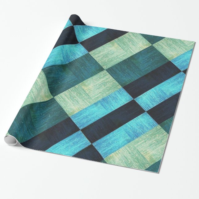 Textured look of wood wrapping paper (Unrolled)