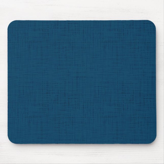 Textured Marine Dark Blue  Mouse Mat (Front)