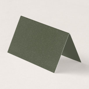 Textured Moss Folded Business Card – Customisable