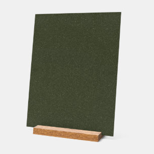 Textured Moss Green Acrylic Sign – Customisable