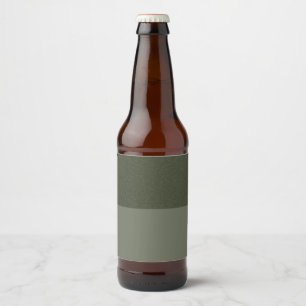 Textured Moss Green Bottle Label – Customisable