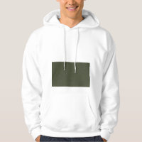 Textured Moss Green Box Hoodie – Customisable