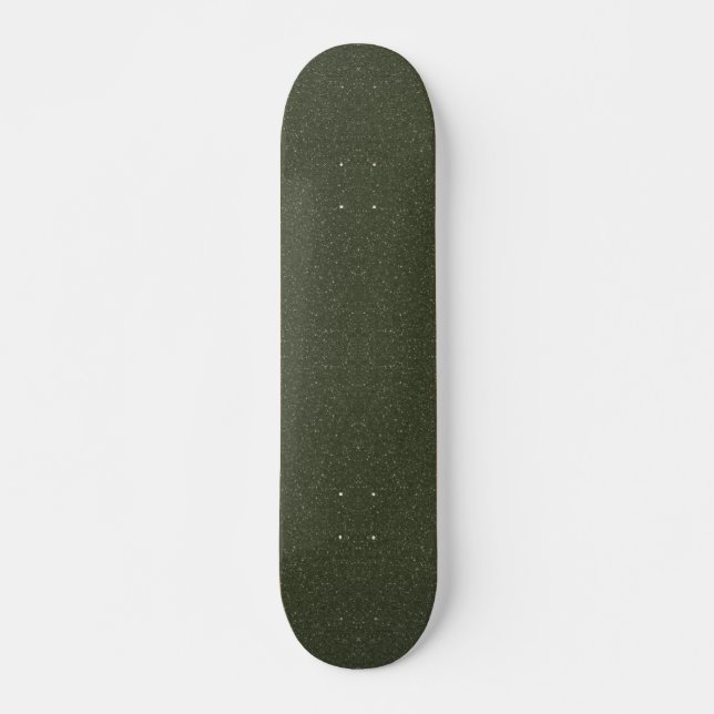 Textured Moss Green Custom Skateboard (Front)