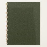Textured Moss Green Custom Weekly Planner<br><div class="desc">This isn’t just a planner—it’s a design-forward productivity tool made to impress. Drenched in a rich moss green tone with a subtle speckled texture that mimics high-end paper finishes, this weekly planner is here to elevate your brand presence, event organisation, or daily routine. Whether you're a school administrator planning for...</div>