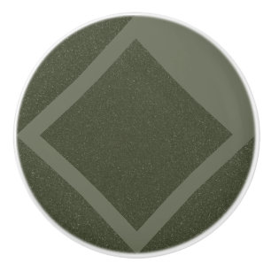 Textured Moss Green Drawer Knob – Customisable