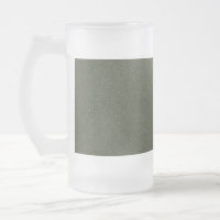 Textured Moss Green Frosted Beer Mug – Customise