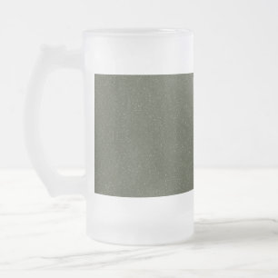 Textured Moss Green Frosted Beer Mug – Customise