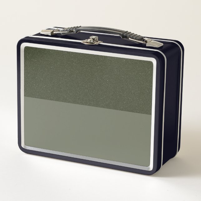 Textured Moss Green Gift Lunchbox – Customisable (Front)