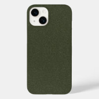Textured Moss Green iPhone 14 Case – Customisable