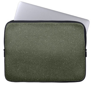 Textured Moss Green Laptop Sleeve – Customisable