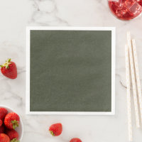 Textured Moss Green Party Napkin