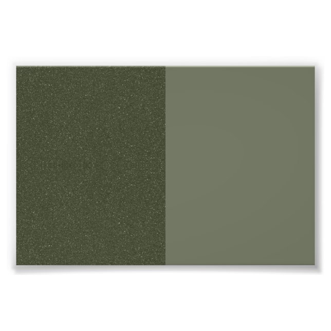 Textured Moss Green Poster Template – Customisable (Front)