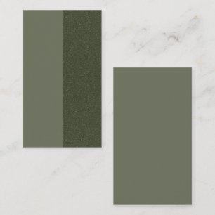 Textured Moss Green Promo Discount Card - Custom