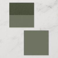 Textured Moss Green Promo Insert Card – Customise