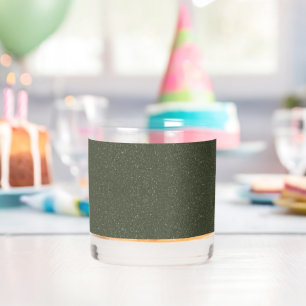 Textured Moss Green Shot Glass – Customisable
