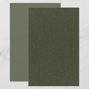 Textured Moss Green Stationery – Customisable