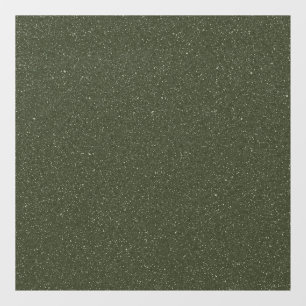 Textured Moss Green Window Cling – Custom