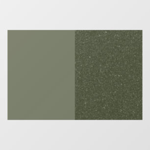 Textured Moss Green Window Cling (Split Right)