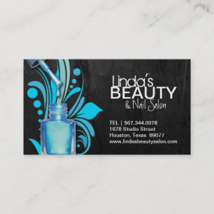 TEXTURED NAIL SALON BUSINESS CARD