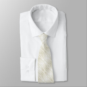 Textured noble light beige and white tie