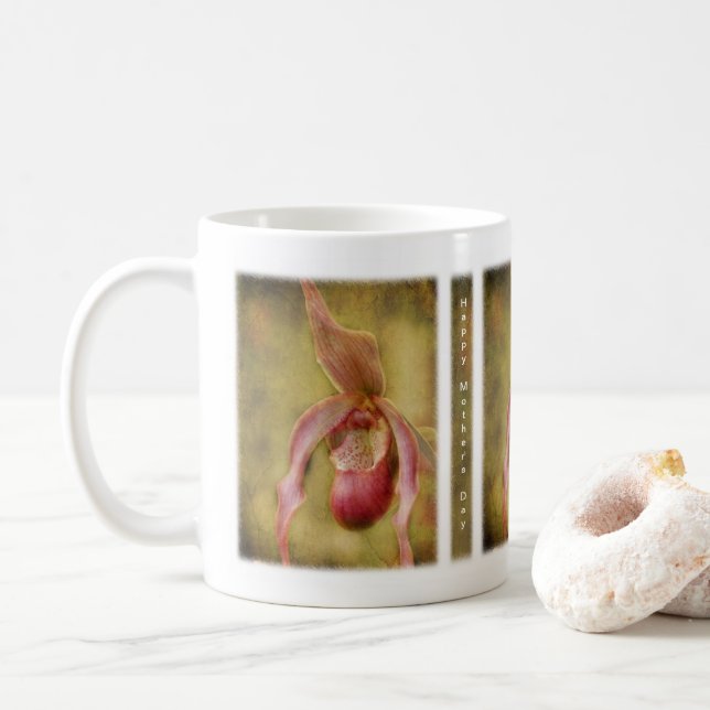 Textured Orchid Mother's Day Mug (With Donut)