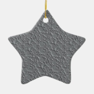 Textured ornament, customise ceramic tree decoration