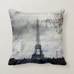 Textured Paris in Lavender Pillow