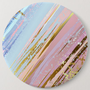 Textured Pink Background 6 Cm Round Badge