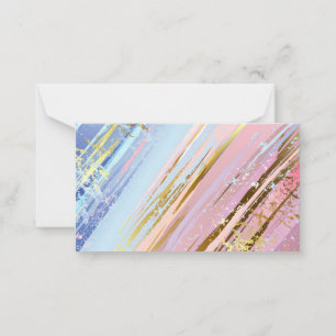 Textured Pink Background Advice Card