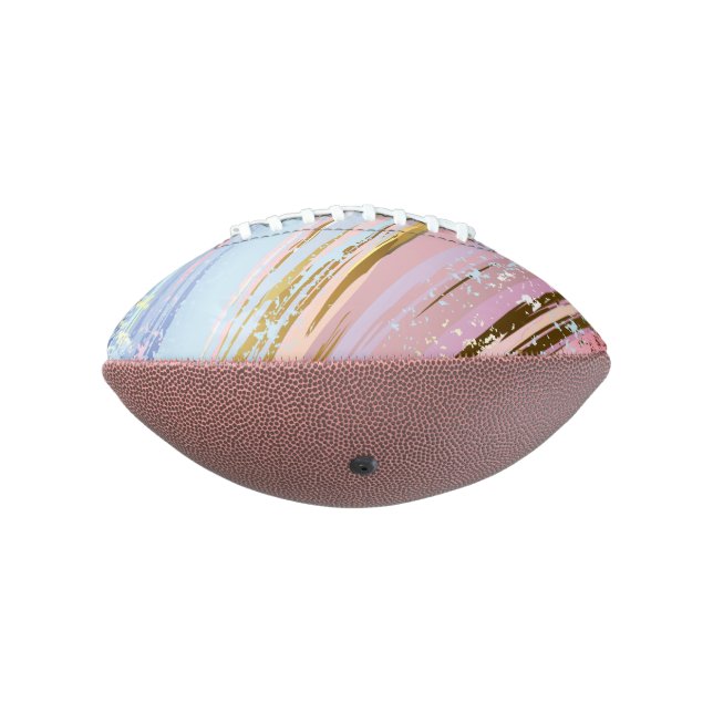 Textured Pink Background American Football (Rotated 270)