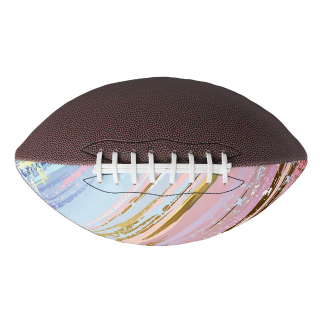 Textured Pink Background American Football (Front)