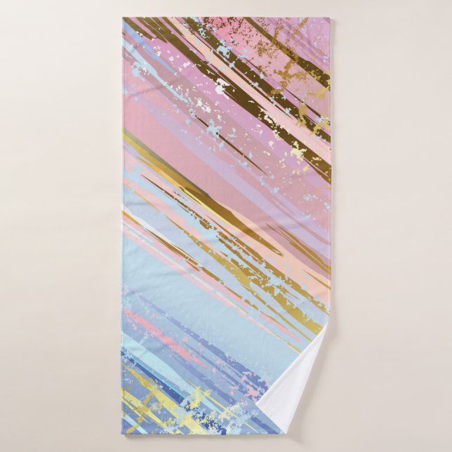 Textured Pink Background Bath Towel (Bath Towel)