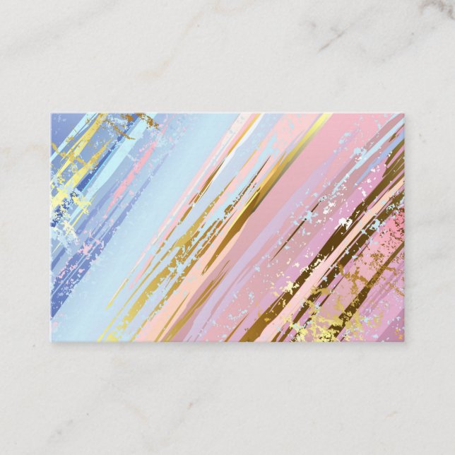 Textured Pink Background Business Card (Front)