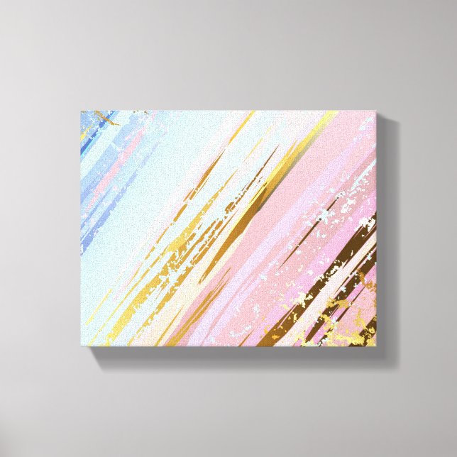 Textured Pink Background Canvas Print (Front)