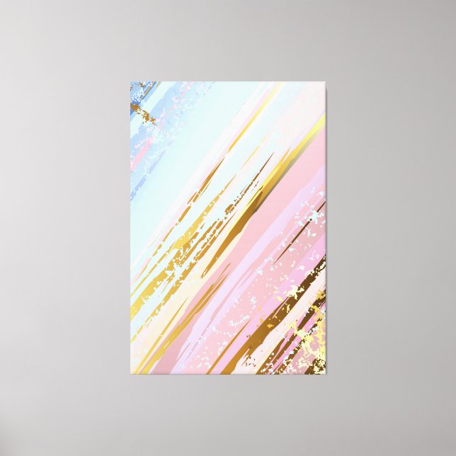 Textured Pink Background Canvas Print (Front)