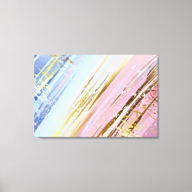 Textured Pink Background Canvas Print (Front)