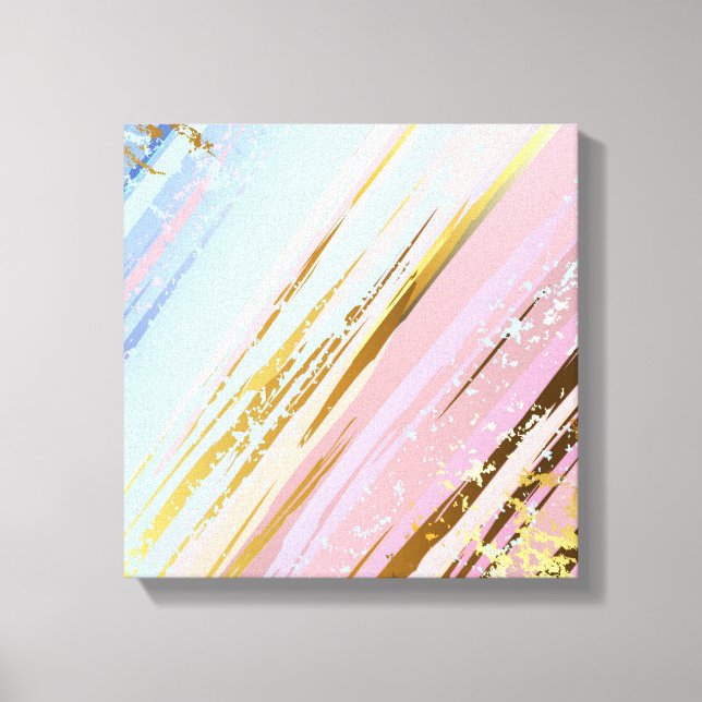 Textured Pink Background Canvas Print (Front)