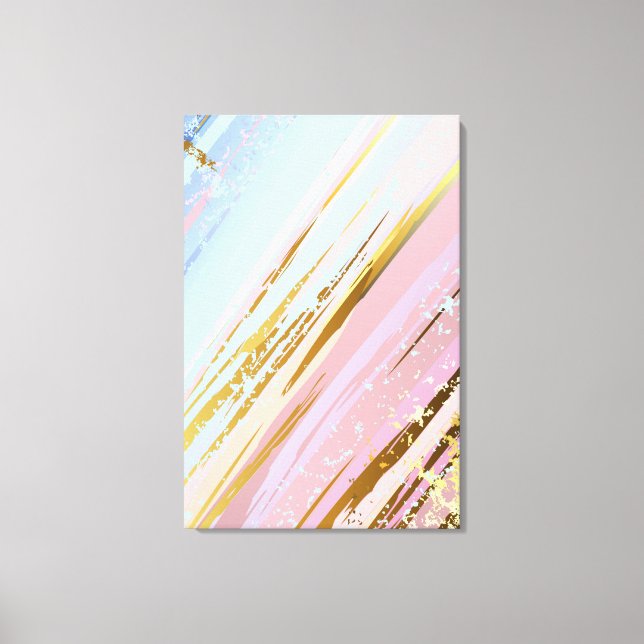 Textured Pink Background Canvas Print (Front)